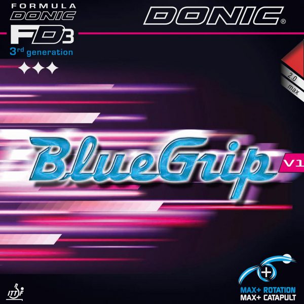 donic rubber bluegrip V1 cover web